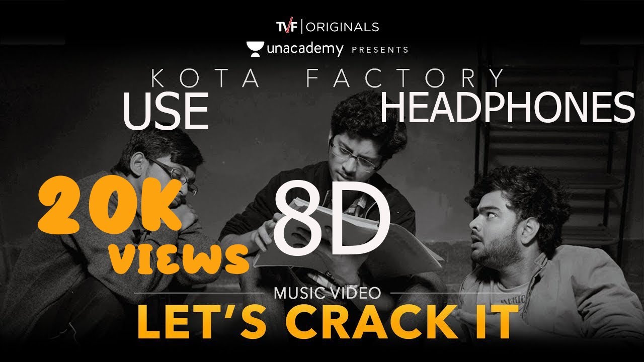 Let's Crack It! Anthem | Unacademy | Naezy | Dub Sharma(8D AUDIO)| RECLOCKERS |