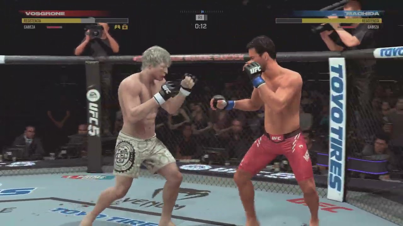 Frederic vosgrone vs Lyoto machida UFC 5 PS5
