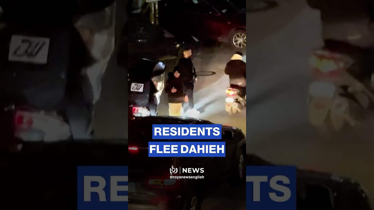 People flee south Beirut suburbs after 'Israeli' strikes