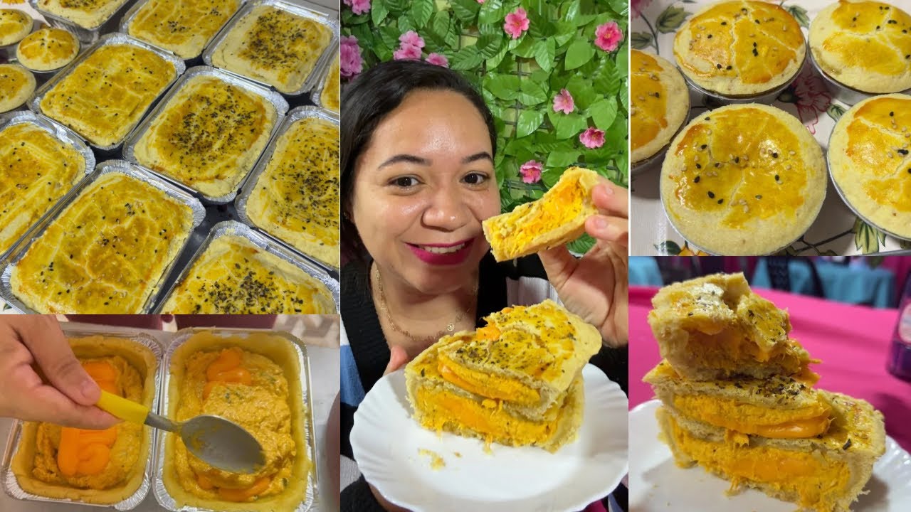 Montando Empadão Na Marmita 😍 | Frango Cremoso com Catupiry e Cheddar | Rotina de Confeitaria