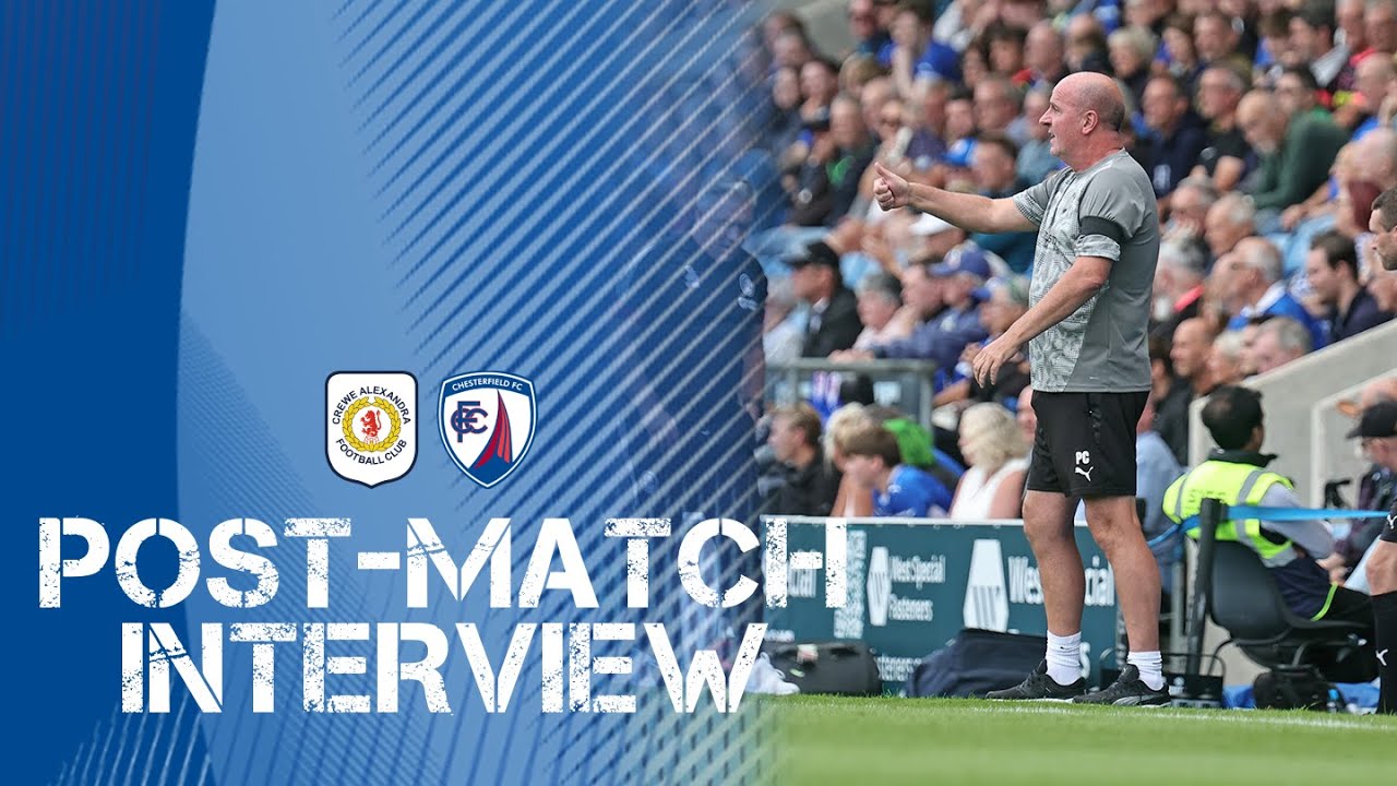 INTERVIEW | Paul Cook post-Crewe Alexandra