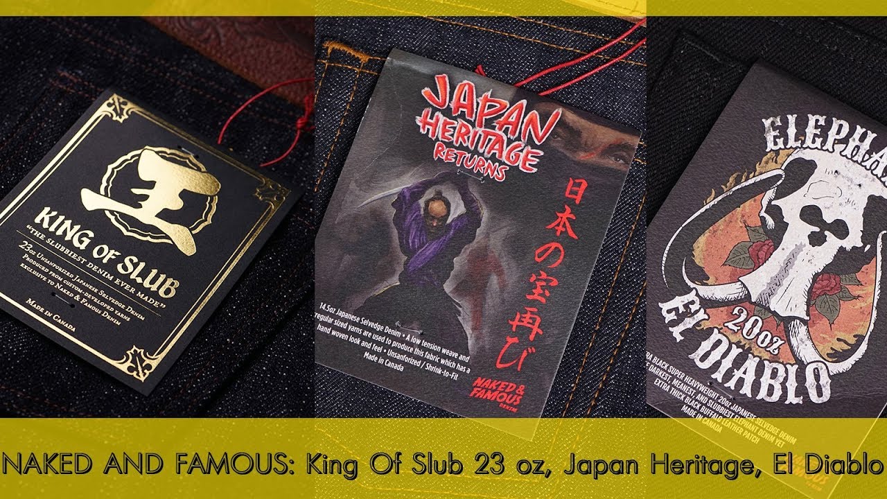 Новинки - Naked and Famous: King of Slub 23 oz / Street Fighter 2 / Elephant 7 20 oz Black