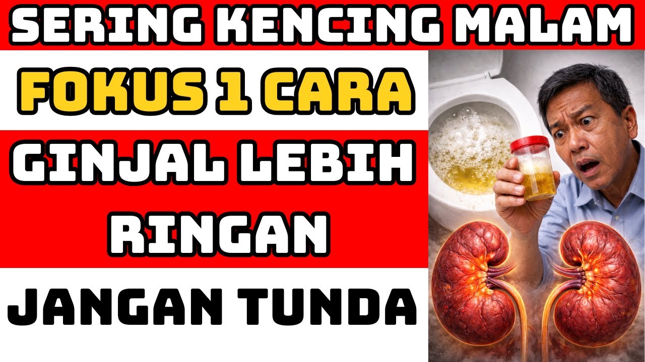 Kencing Malam & Pipis Berbusa? Ini Solusi Ringankan Ginjal Usia 60+