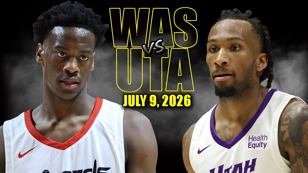 Washington Wizards vs Utah Jazz Full Game Highlights - July 9, 2026 | NBA Summer League