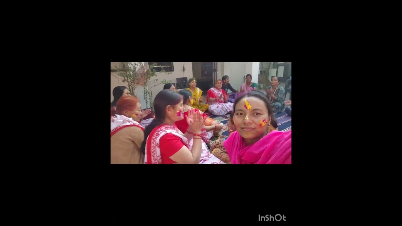 Hamri  Holi  milan 2 march 2026 #holi clour# gujiya #clour# daily vlog#enjoylife 