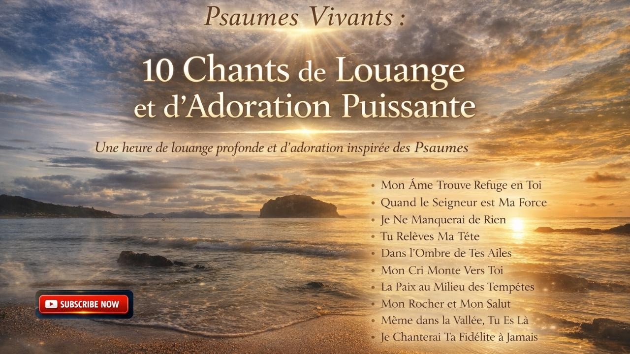 Psaumes Vivants : 10 Chants de Louange et d’Adoration Puissante
