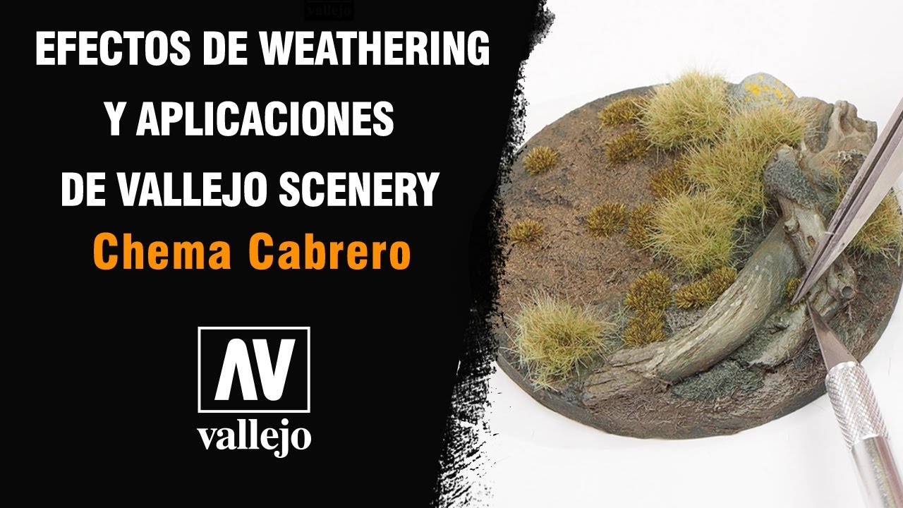 Efectos de Weathering y aplicaciones de Vallejo Scenery