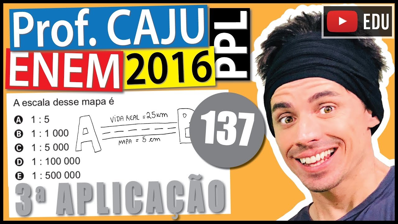 [ENEM 2016 PPL] 137 📓 ESCALA Um motorista partiu da cidade A em direção à cidade B por meio de