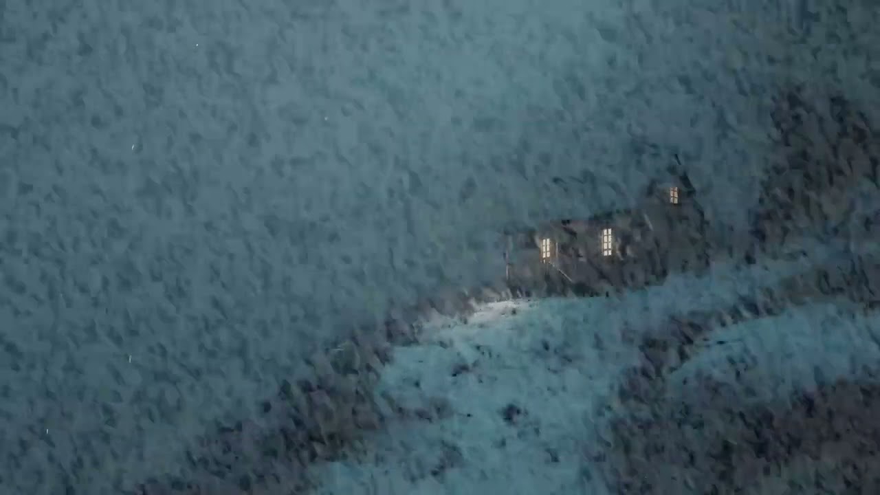 Blizzard Night Outside, Cozy Cabin Within ❄️ Howling Wind Sleep Ambience