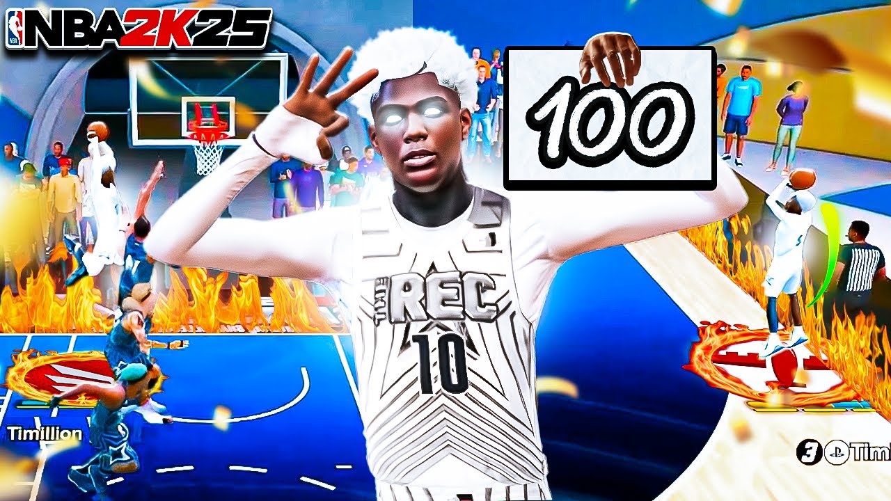 БОГ ОБВОДА НАБИРАЕТ 100 ОЧКОВ В ПРИЕМЕ В NBA2K25!!