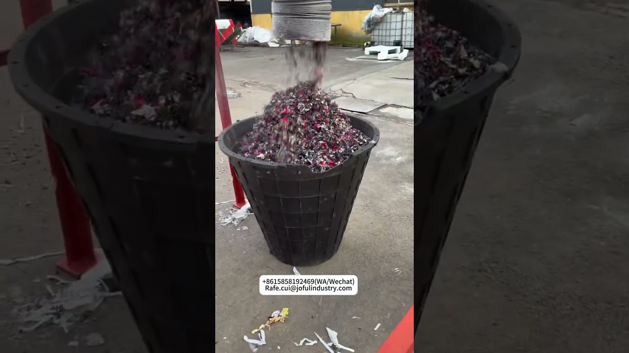 Waste fabric & clothes & non woven recycling shredder, crusher, grinder 🌹🌹