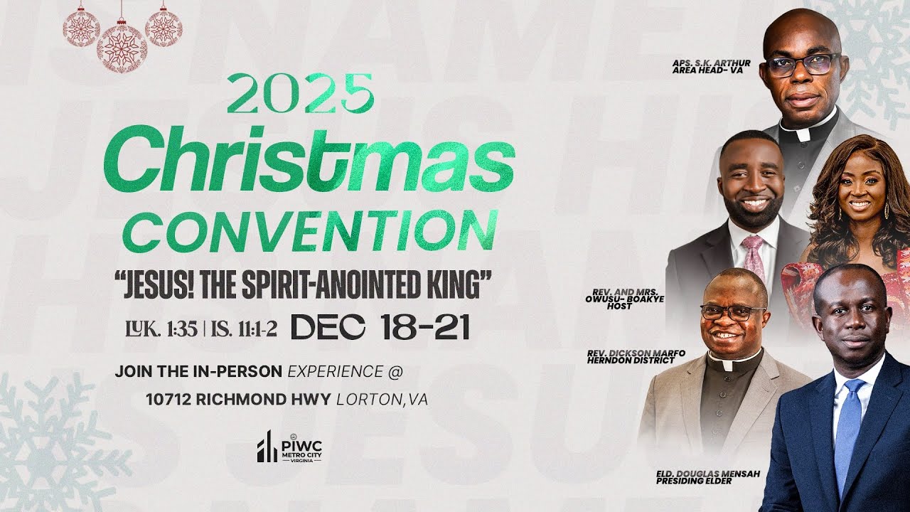 METRO CITY CHURCH VA | CHRISTMAS CONVENTION SUNDAY SERVICE | 12/21/2025