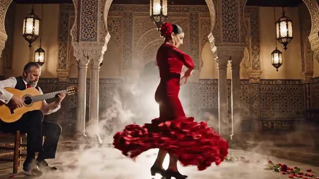 A BEAUTIFUL FLAMENCO GUITAR! Guitar & Oud Fusion That Warms the Heart | Flamenco Music Dance 🌙