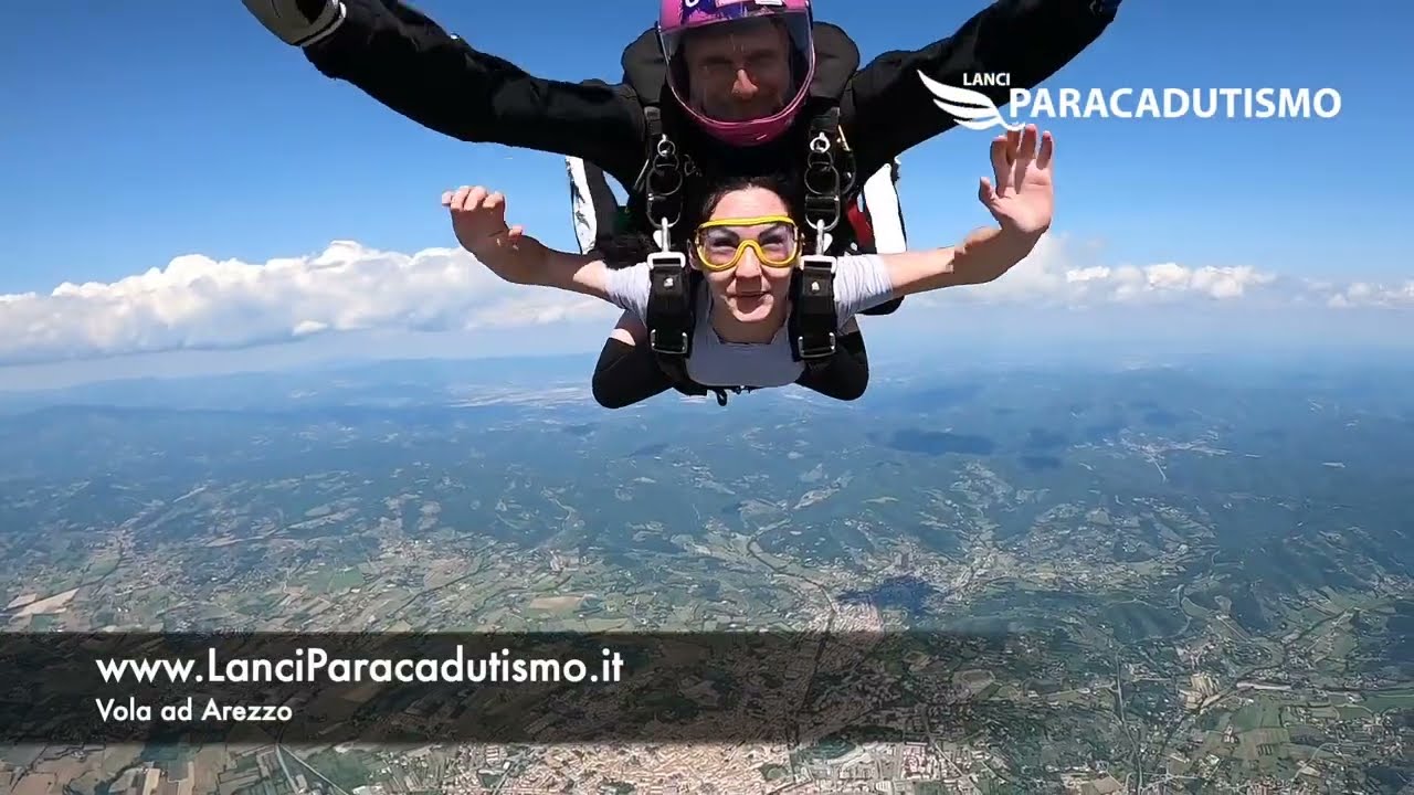 Paracadutismo in Tandem ad Arezzo con LanciParacadutismo.it