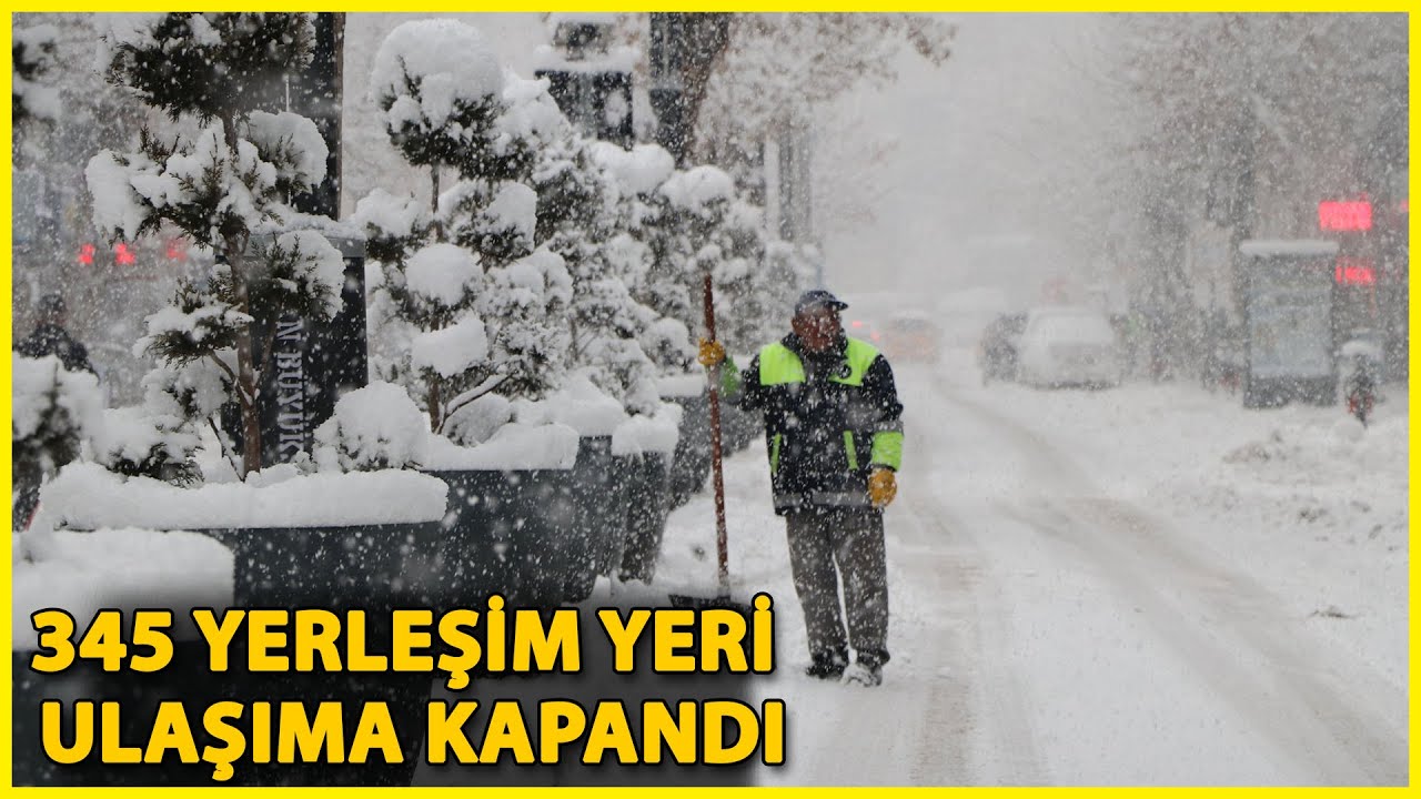 Van'da Kar Yağışı; 345 Yerleşim Yerine Ulaşım Yok