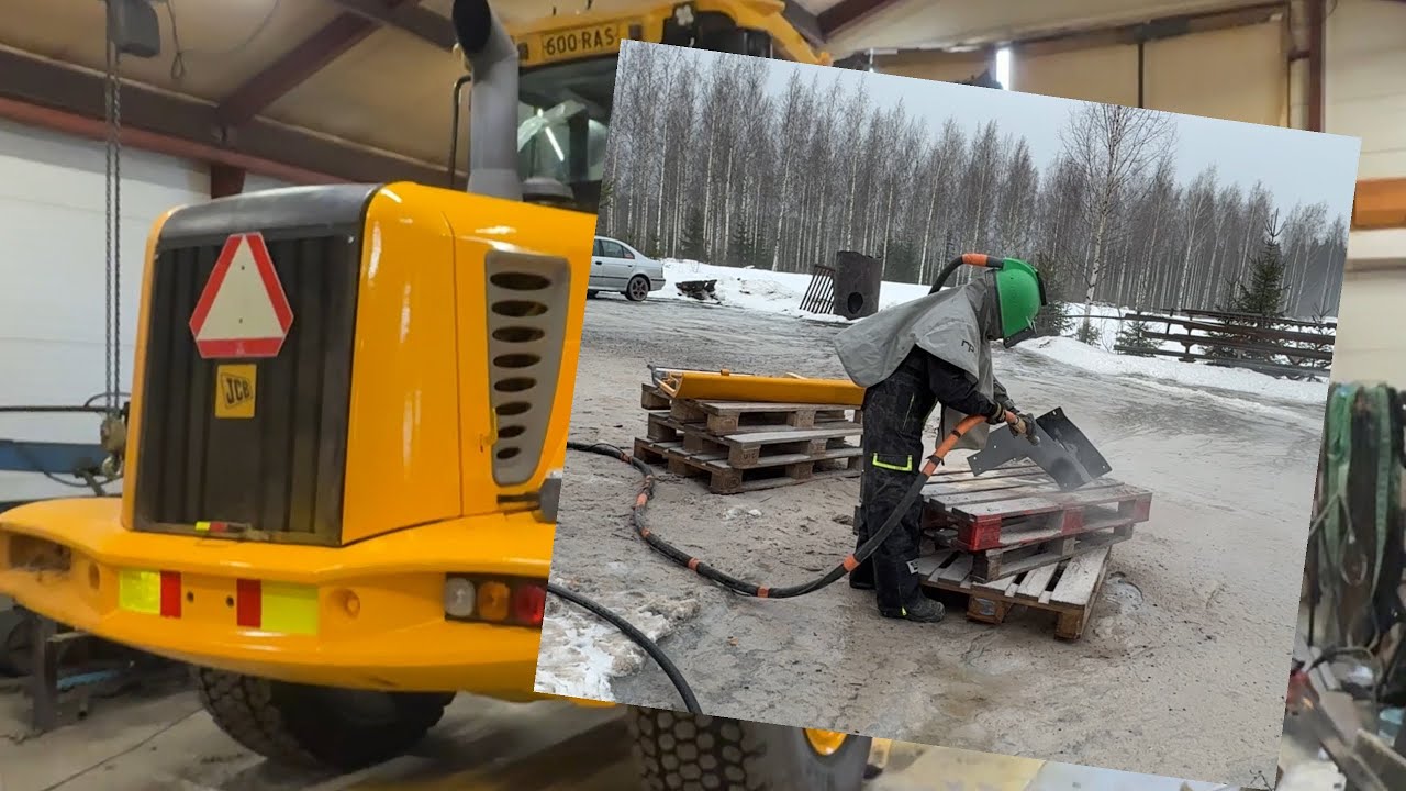 Hiekkapuhaltajatar pitää johtajan kiireisenä. 