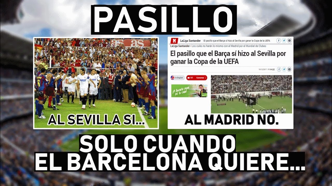 LAS RAZONES POR LAS QUE EL REAL MADRID NO LE HIZO PASILLO AL BARCELONA