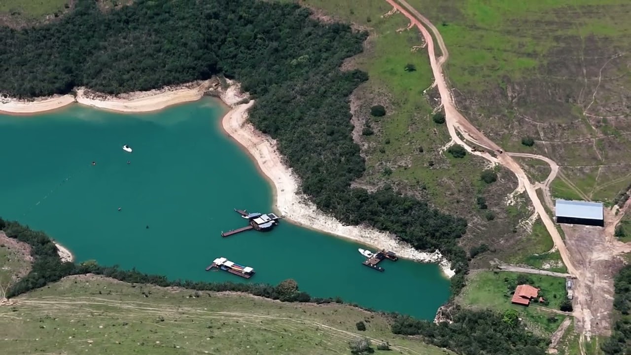Cachoeira da ilha reprêsa de furnas mini 5 pro 4k 