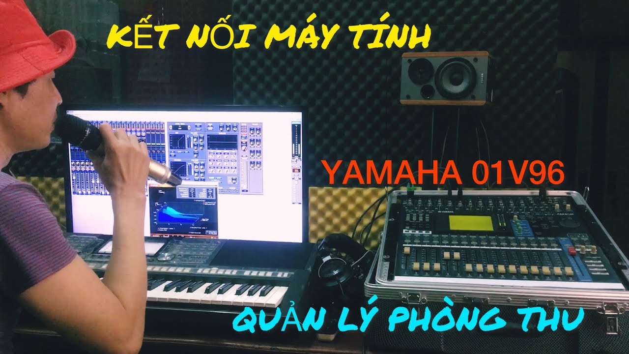Setup mixer Yamaha 01v96 kết nối pc máy tính Studio manager (Yamaha đủ chức năng hiện đại)