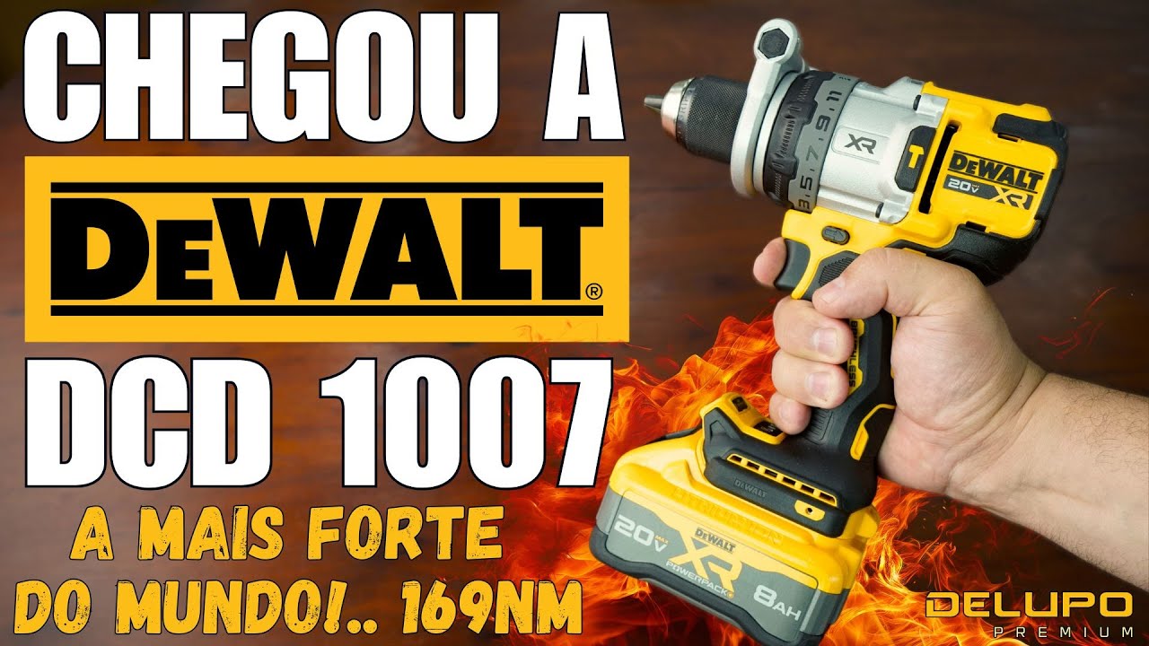 O LANÇAMENTO MAIS ESPERADO DO ANO DEWALT DCD 1007 COM 169nm na Delupo.com.br  tem! #dewalt