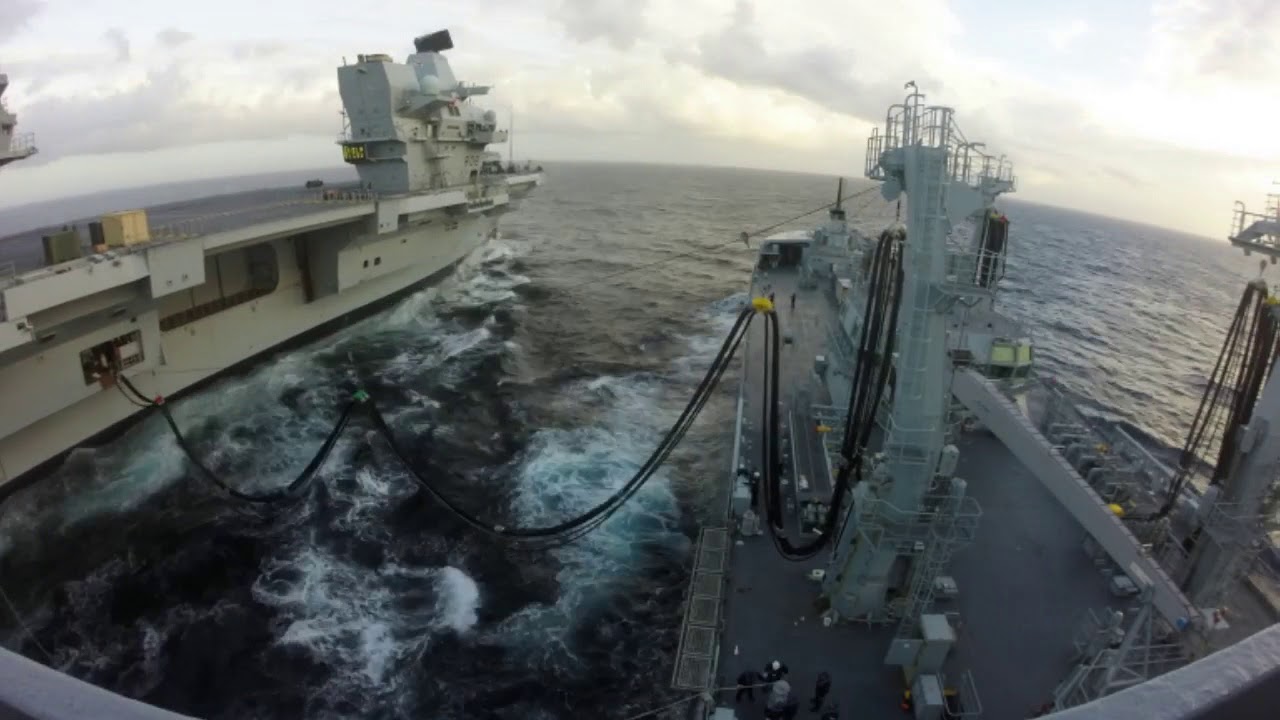 RFA Tidesping RAS HMS Queen Elizabeth