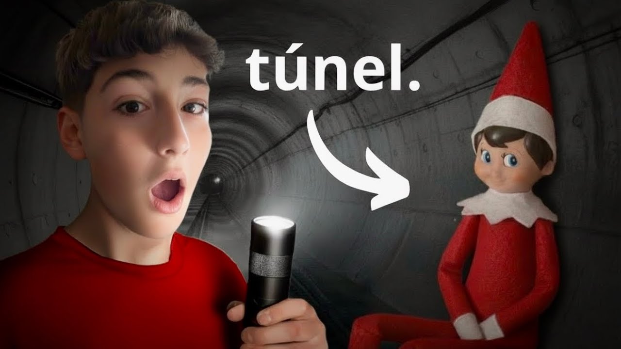 ¡ENCONTRÉ un TÚNEL SECRETO lleno de ELFOS TRAVIESOS en mi CASA! 😱🤯