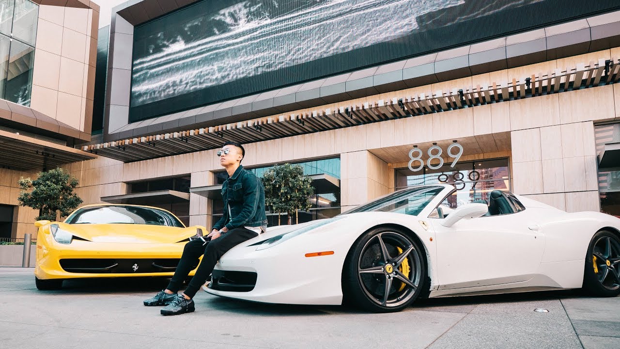 特别特别黄的法拉利458 italia! - Ferrari 458 Coupe vs Spider