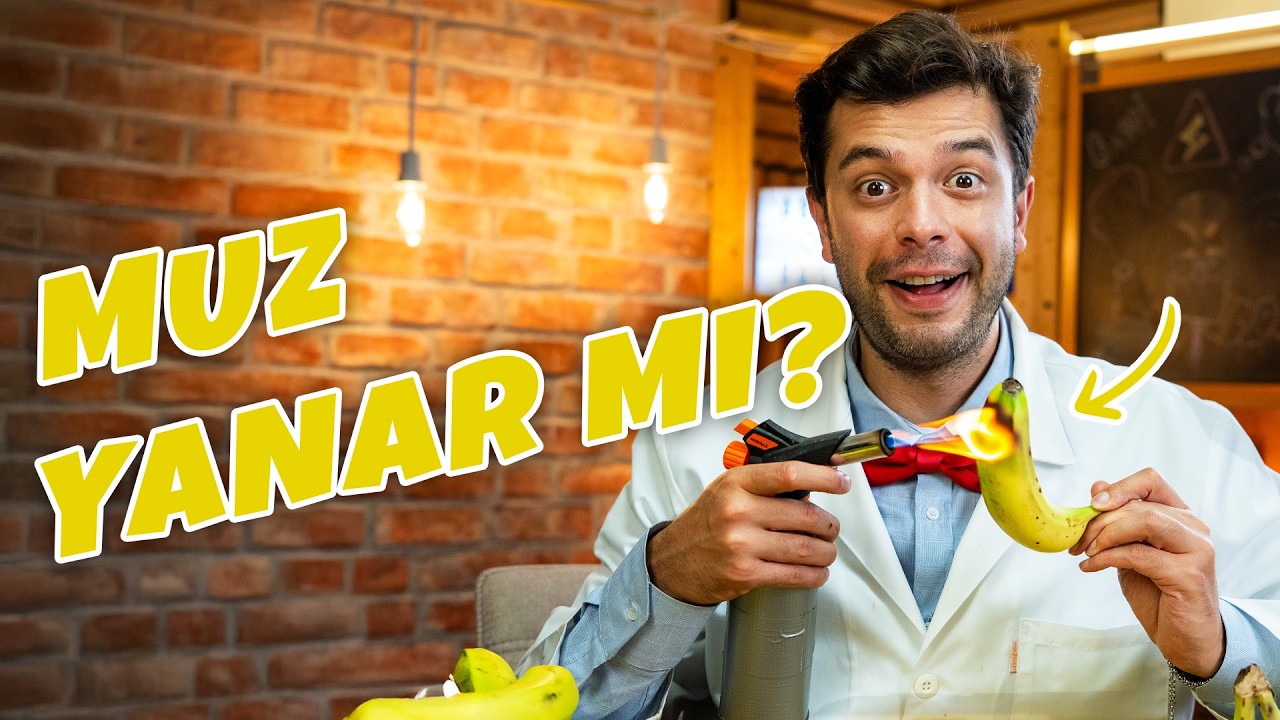 Muzu Ateşe Tuttuğumuzda Bakın Ne Oldu?🍌🔥😮