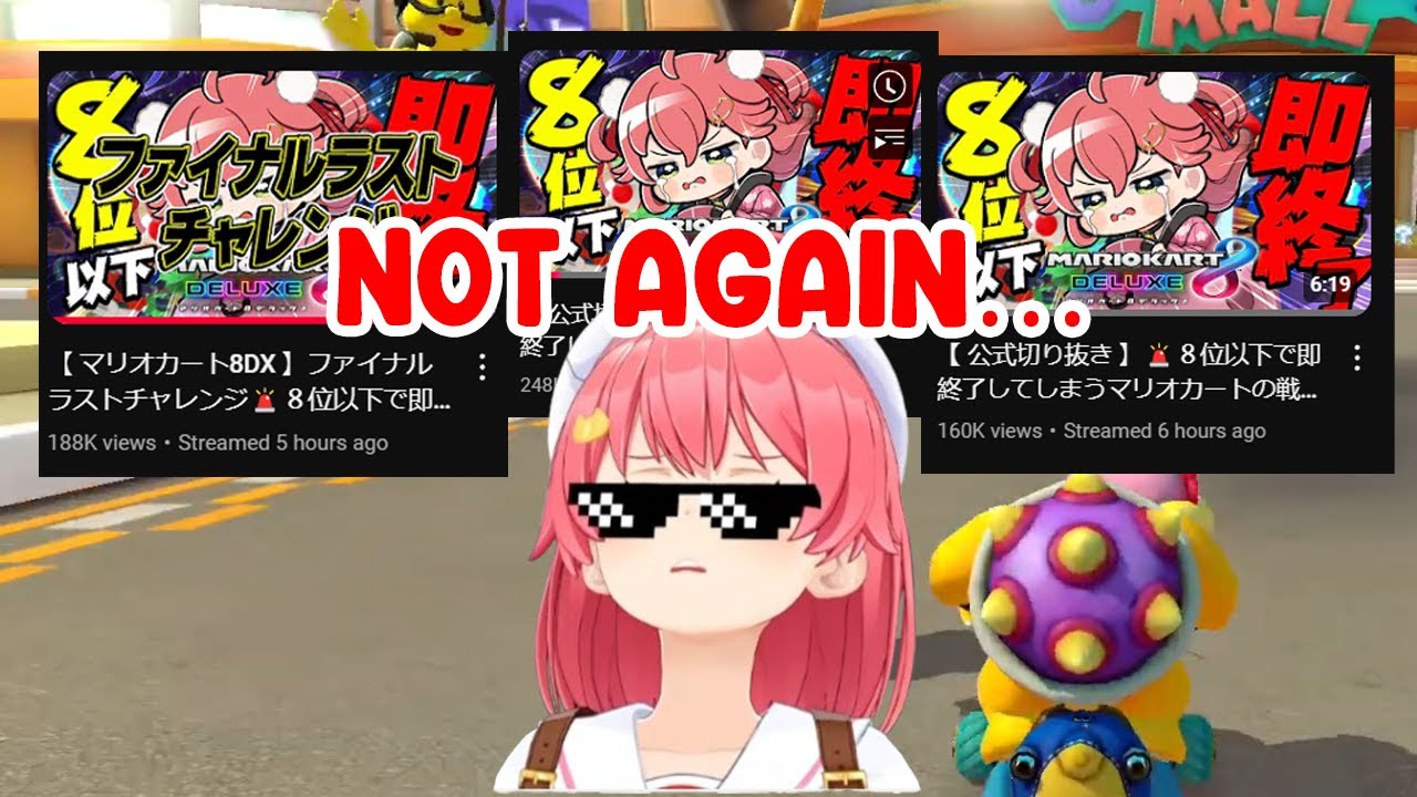 Miko Keeps Losing in Mario Kart Under 10 Minutes, 35P Calls Her Streams Official Clips