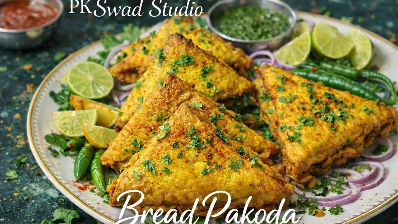 Crispy Bread Pakoda Recipe 😋 | Garam Garam Chai Time Snack | PK Swaad Studio