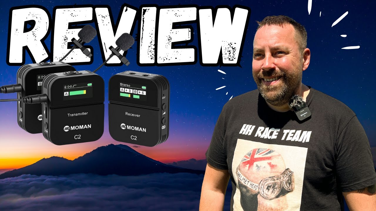 The Best Dual Wireless Microphone System for YouTube MOMAN C2X In Depth Review