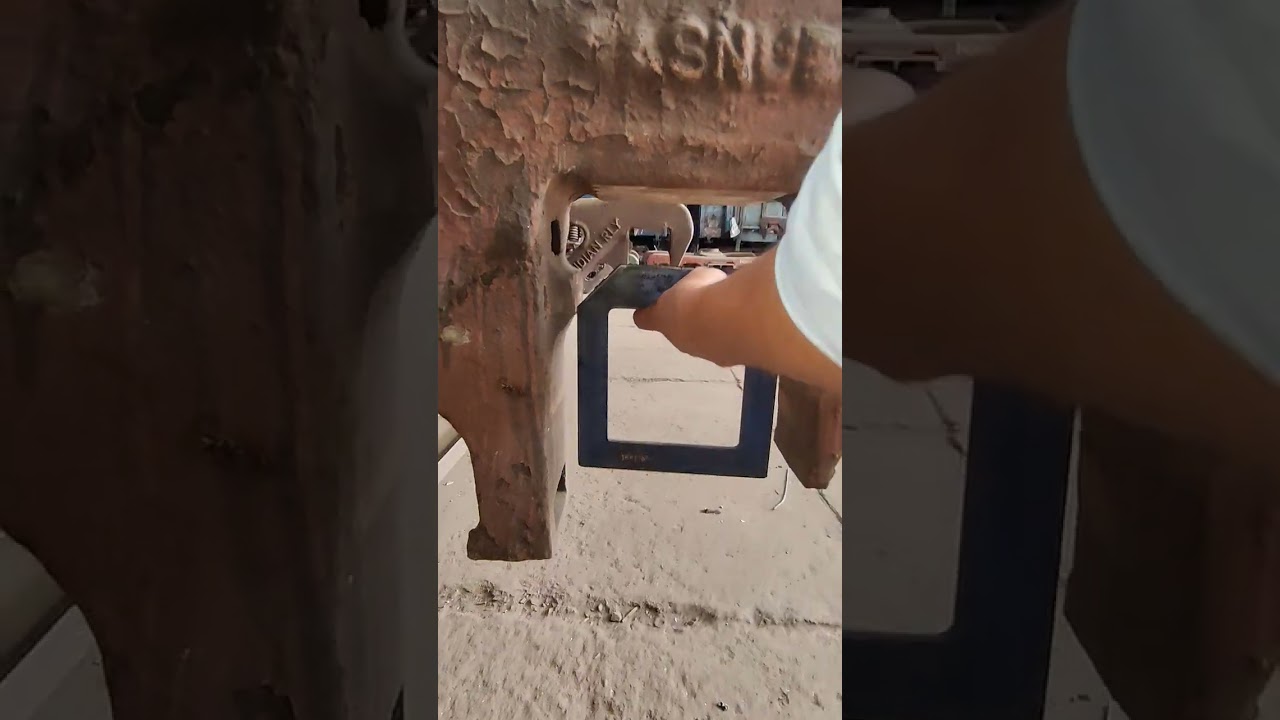 #trolley #railway #pedestal jaw worn out#use of gauge+step guage#shortvideo
