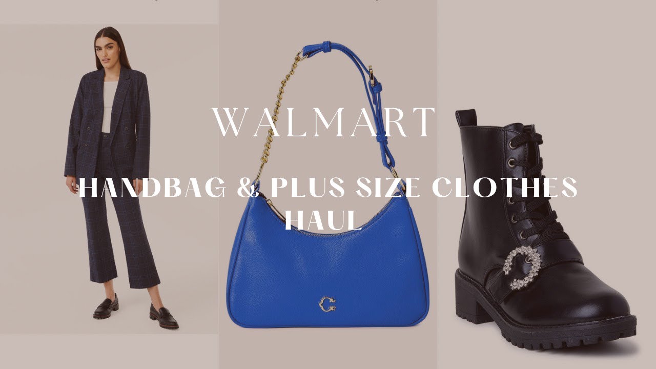 3rd Walmart haul/plus size fashion boots for 🍁fall & handbags and more|i style liz