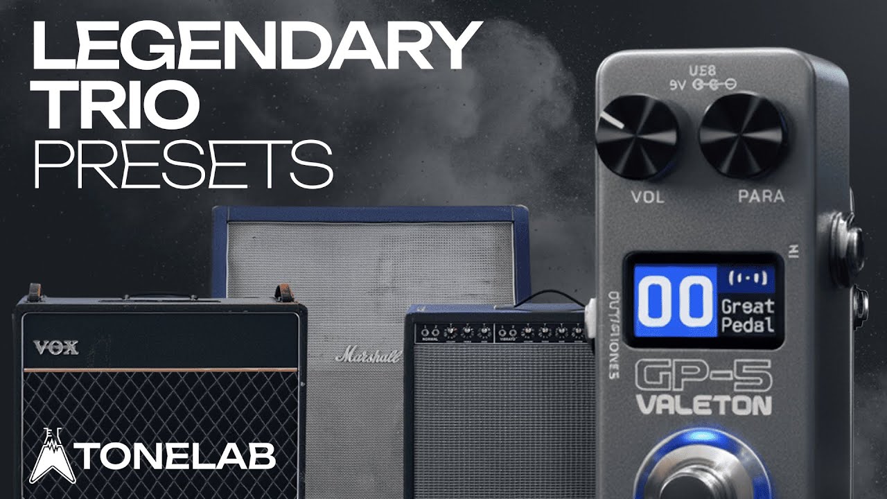 TL LEGENDARY TRIO FOR VALETON GP-5 | FENDER - VOX - MARSHALL | AMP BASED PRESETS | WITH IRs PREMIUM
