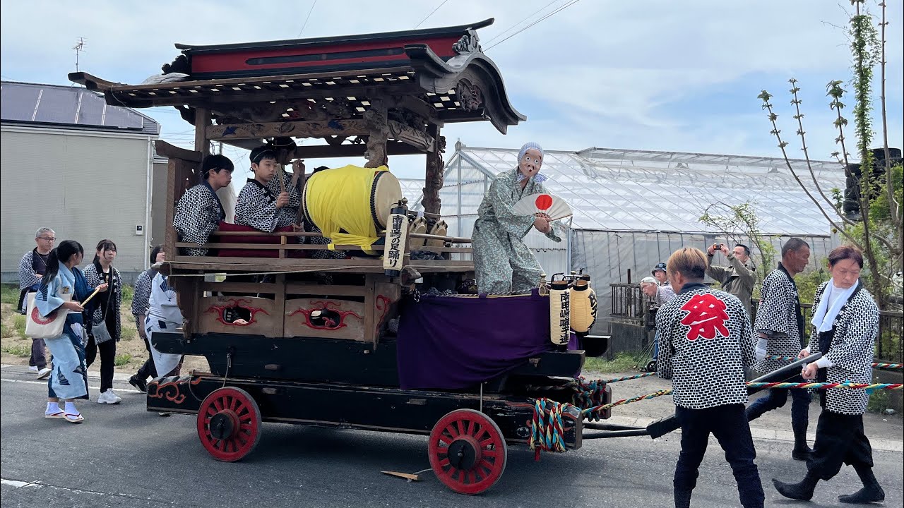 春祈祷(南田島の足踊り)に行って来たよ2024【南田島の屋台】