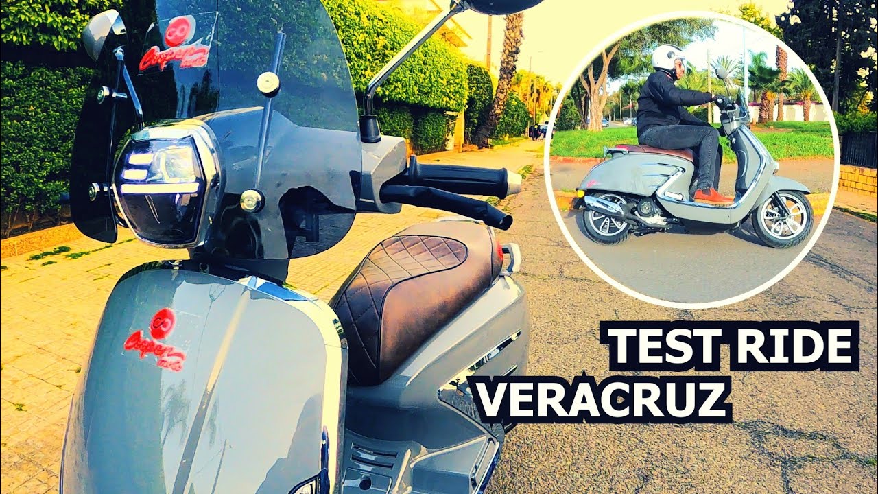 مراجعة الدراجة الكلاسكية / TEST RIDE VERACRUZ (((Cooper Moto))) Moto CLASSIC