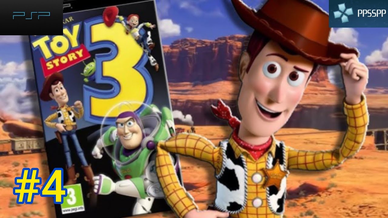 Toy Story 3: The Game PSP (Emulador) Parte 04: Attenzione per lá famiglia.