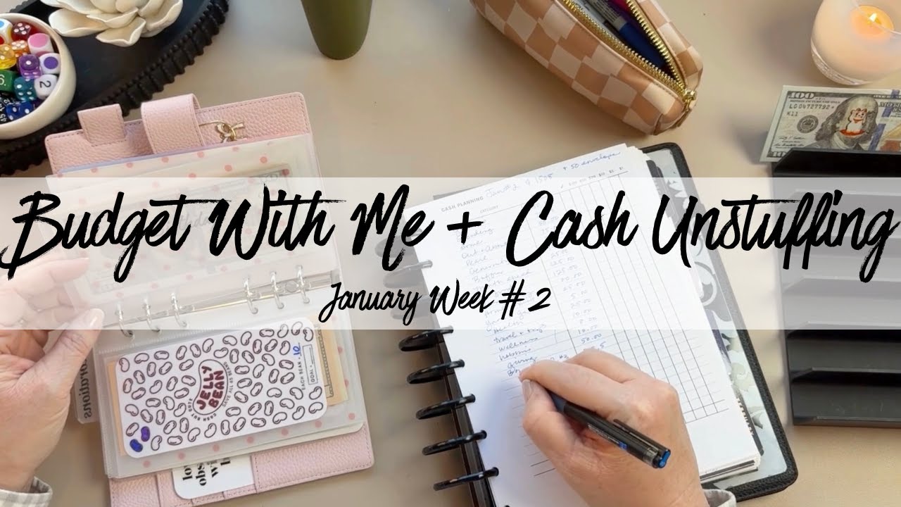 Cash Unstuffing & Budget With Me | January Week #2 | Calm Consistent Reset | Cash Stuffing