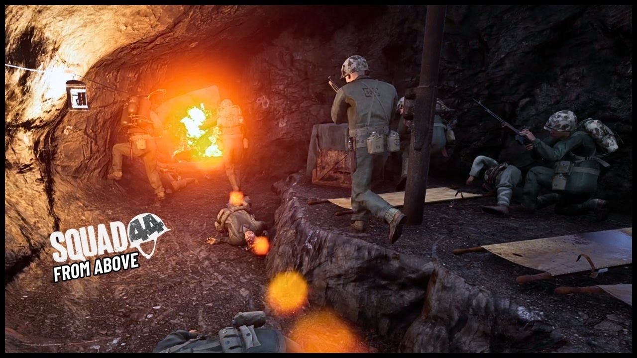 The Pacific is finally here! | Tunnel warfare on IWO JIMA  | Squad 44 From Above
