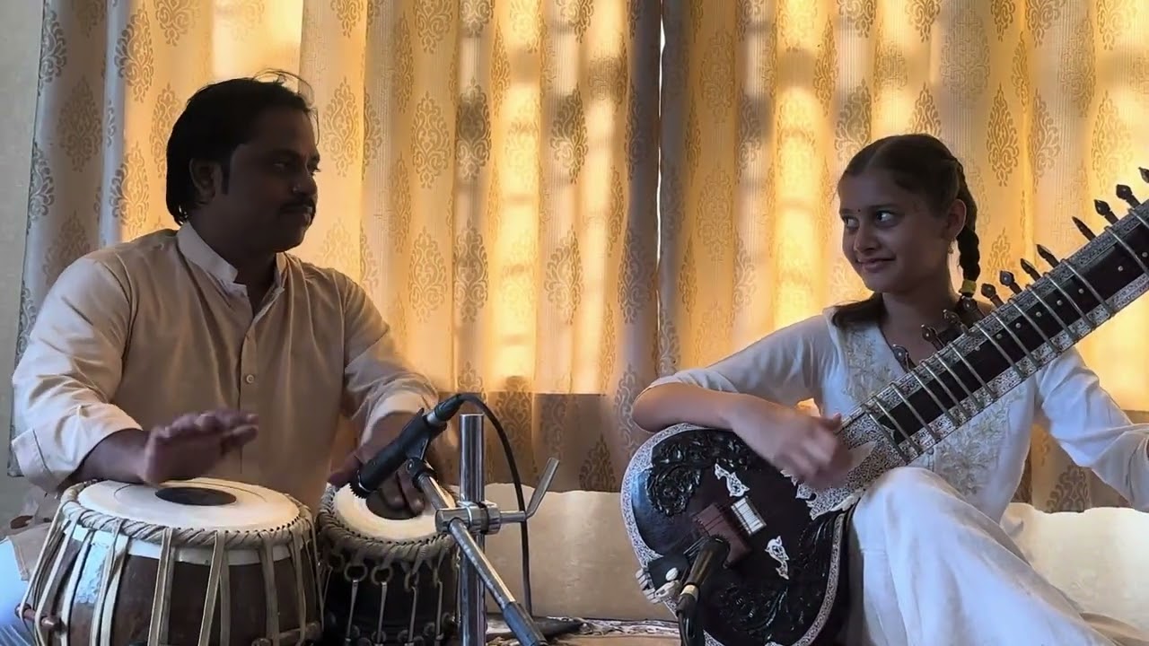 Sitar Performance by Vedanshi (Age 12), a student of Harmony School of Sitar(16/6/2024) at Maitraban