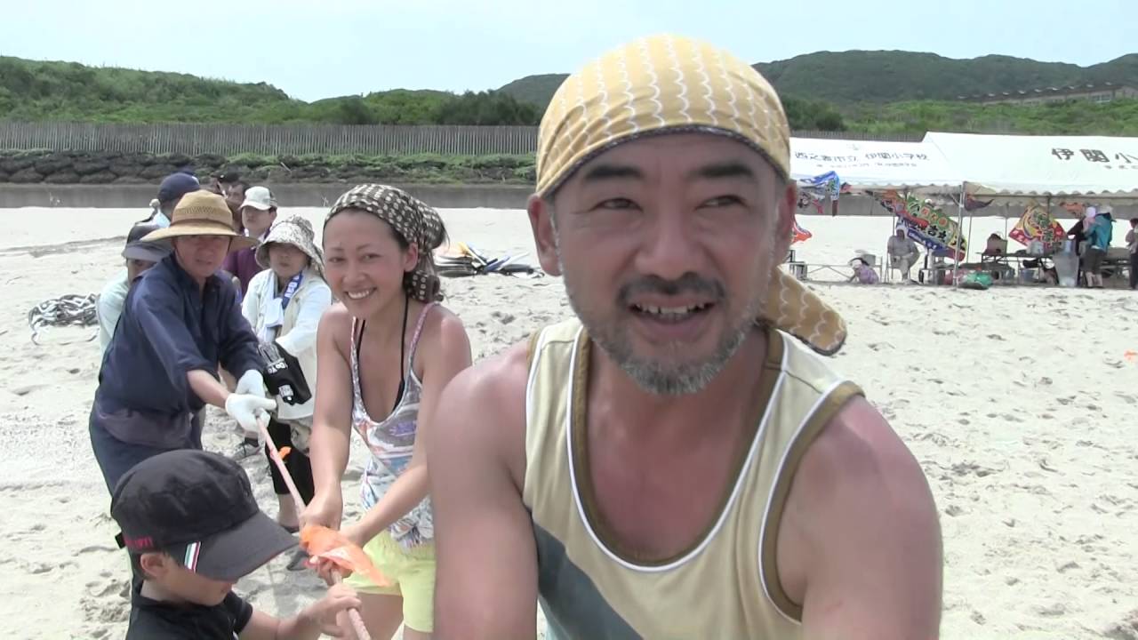 種子島のふるさと情報：伊関浜脇海岸地引き網ダイジェスト