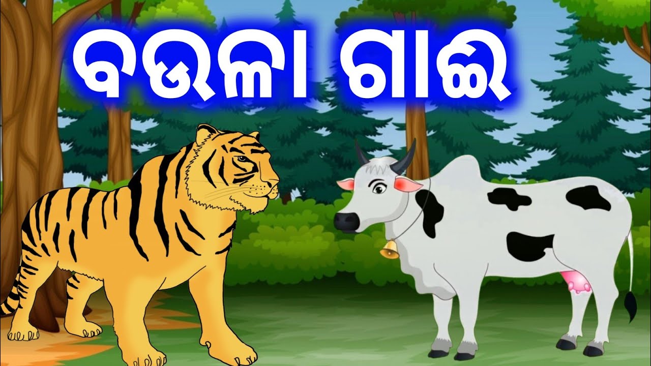 ବଉଳା ଗାଈ ||  Baula Gai Gapa || Odia Story || Odia Moral Stories | cartoon | Gapa