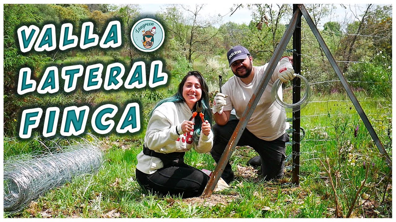Como COLOCAR VALLA y TENSORES para CERRAR FINCA 🌴 Malla Ganadera o Cinegética