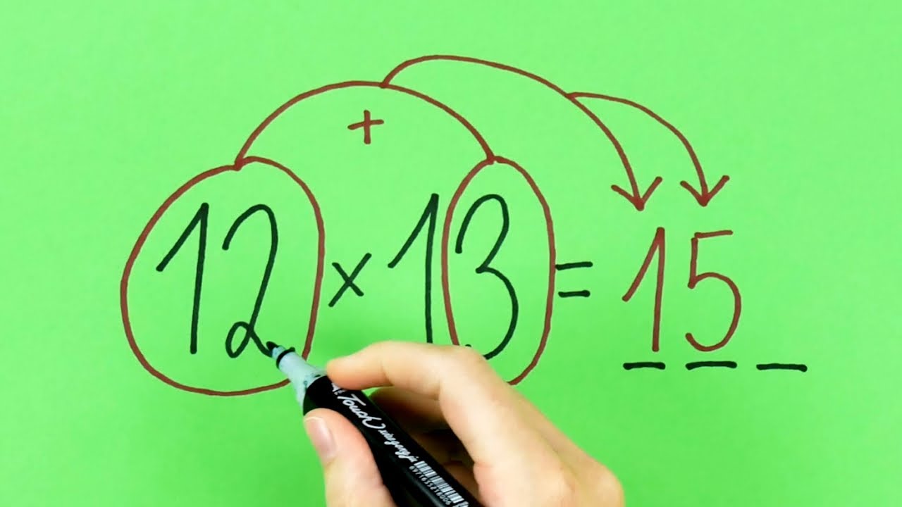 12 trucchi matematici geniali | Calcolo mentale veloce senza calcolatrice | Trucchi di matematica