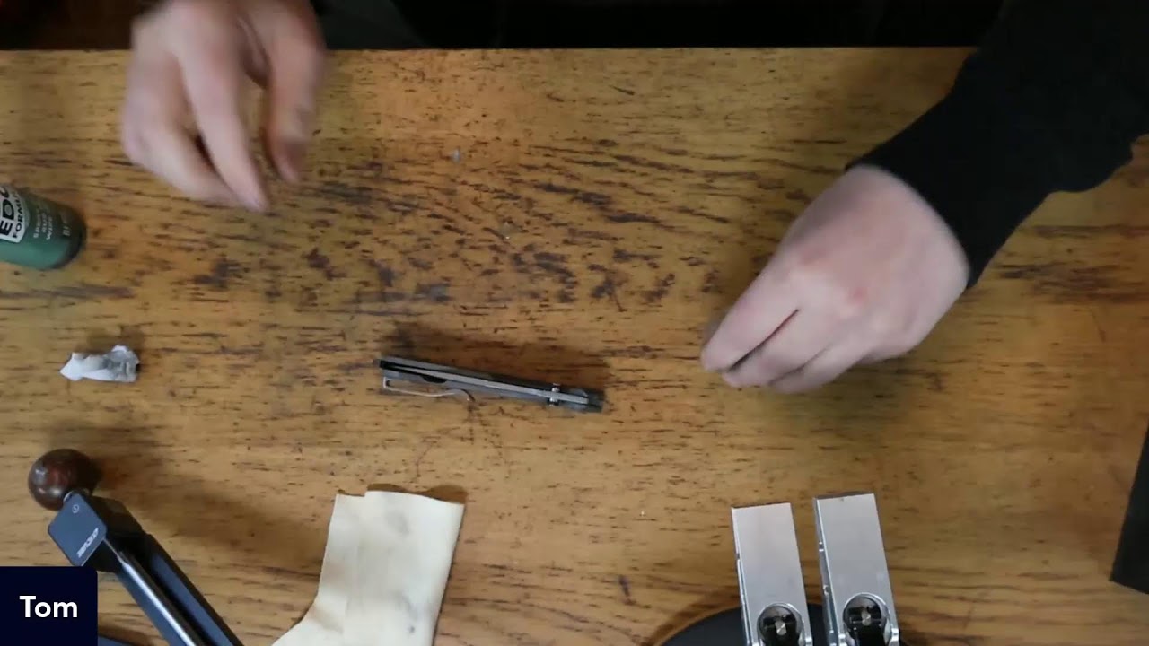 Chris Reeve Umnumzaan Tanto Mirror Edge Sharpening