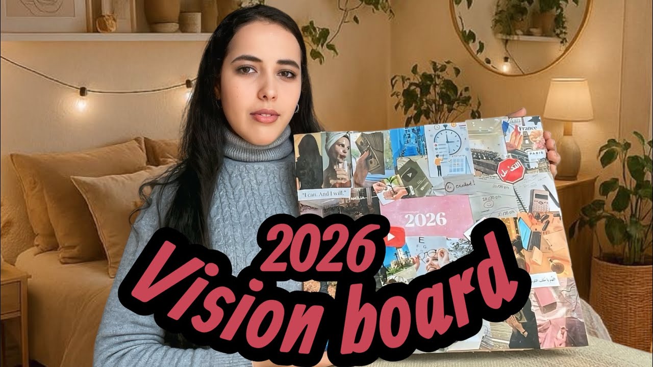 Vision board 2026  |  لوحة الاهداف لسنة الجديدة
