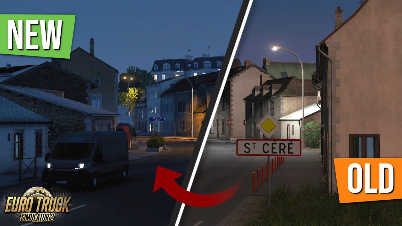 1.39 vs 1.40 | Euro Truck Simulator 2 - Open Beta 1.40 | Graphic Comparison | Toast