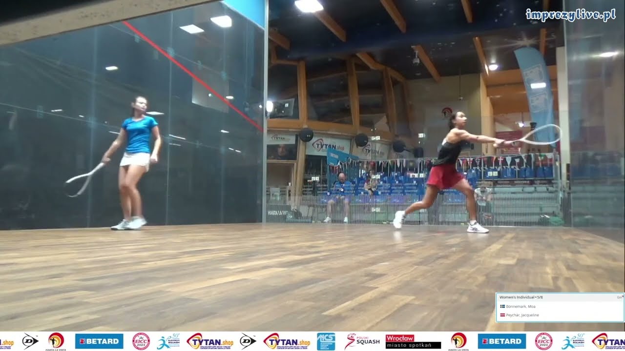 Moa Bönnemark 🇸🇪 -🇦🇹 Jacqueline Peychär - ESF European Individual Closed Squash Championship 2023