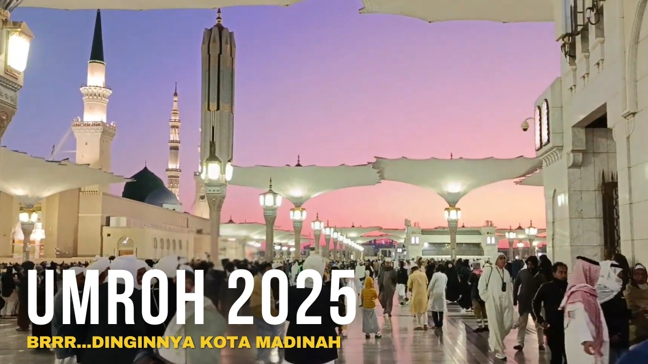 UMROH PERTAMA DI MUSIM DINGIN PART 4 EDISI INDAHNYA KOTA MADINAH #Umroh Desember 2025