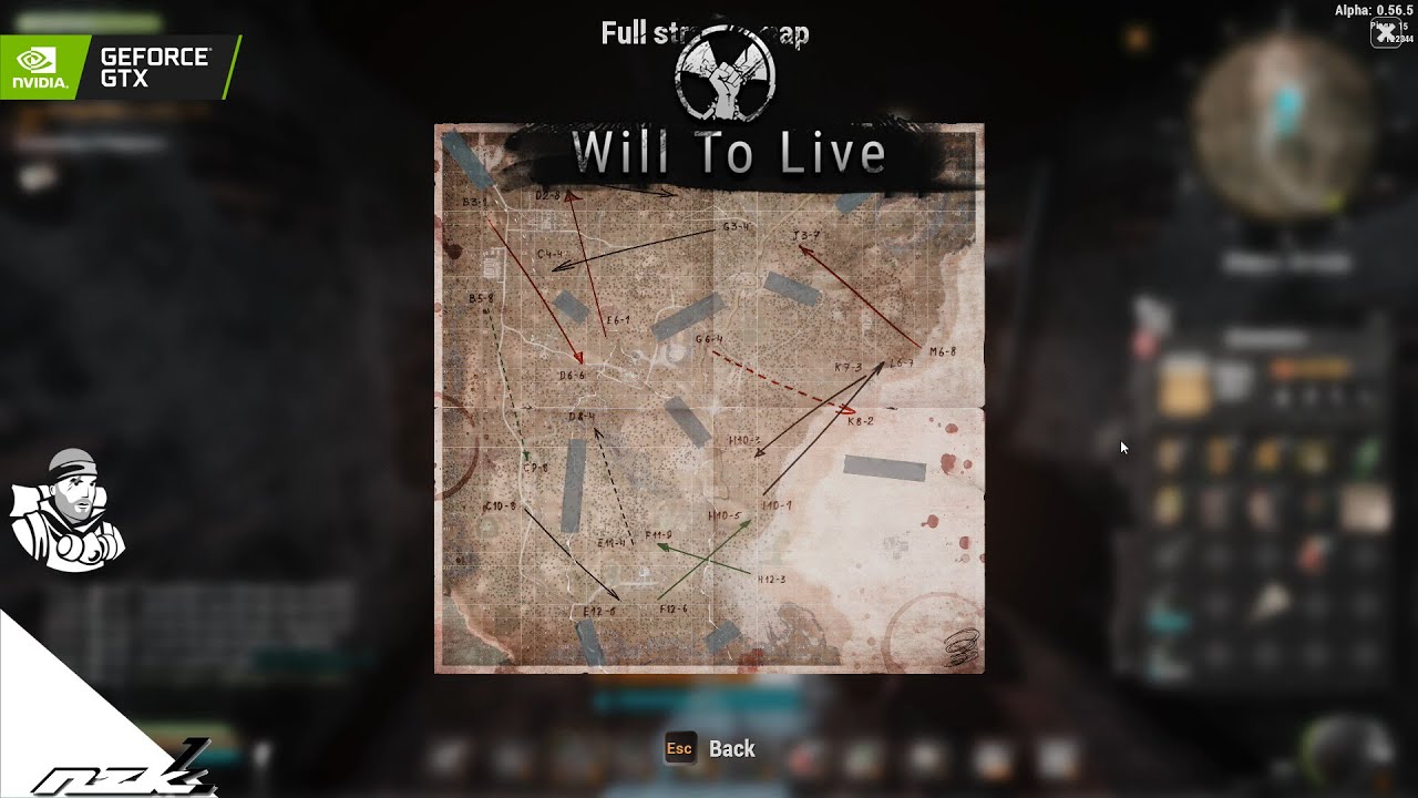 Will To Live Online - Full Strange Map